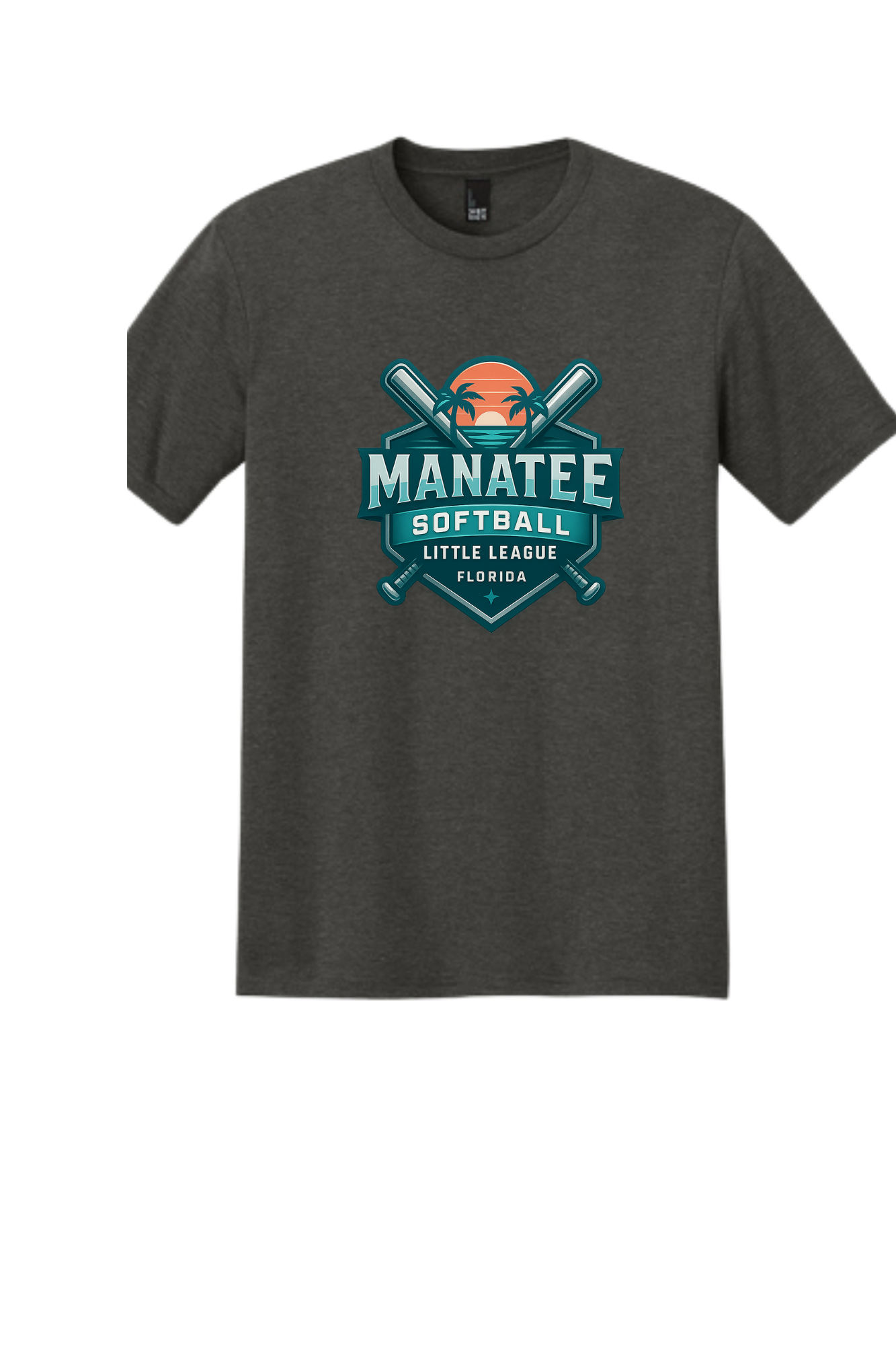 Manatee Softball District ® Perfect Tri®Tee. DM130/DT132Y