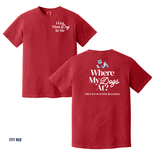 Bulldogs - Adult 1717 / 9018 Comfort Colors® Heavyweight Ring Spun Tee