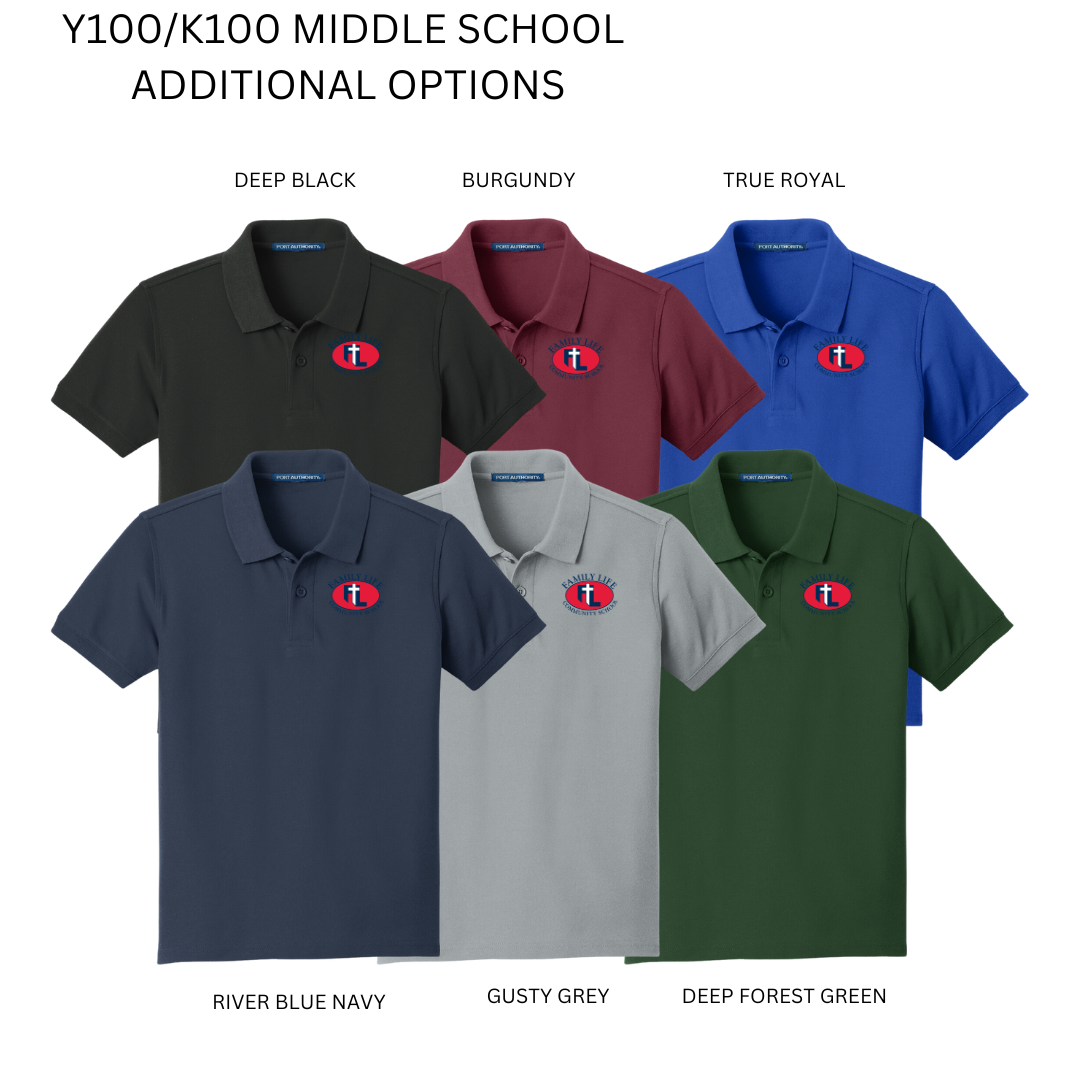 FLCS Additional Middle School Polo Options