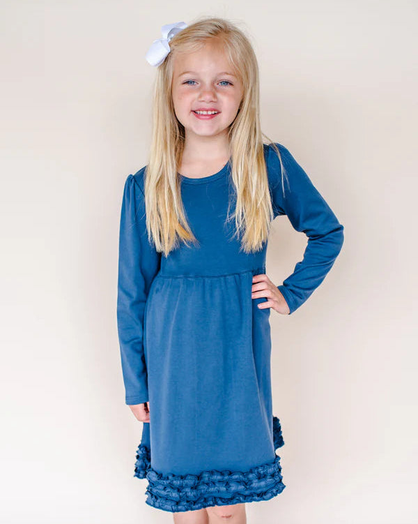 ARB Long Sleeve Ruffle Dress