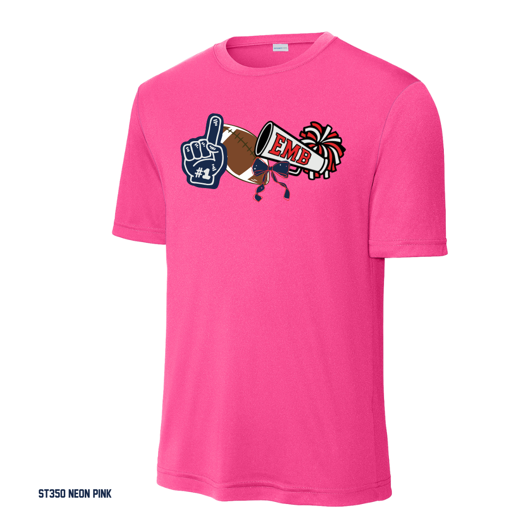 Bulldogs - PINK OUT Adult ST350 Sport-Tek® PosiCharge® Competitor™ Tee