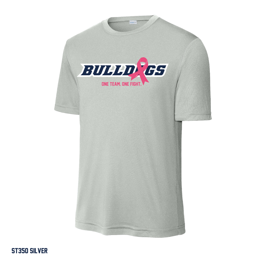 Bulldogs - PINK OUT Youth & Adult ST350 / YST250 Sport-Tek® PosiCharge® Competitor⢠Tee