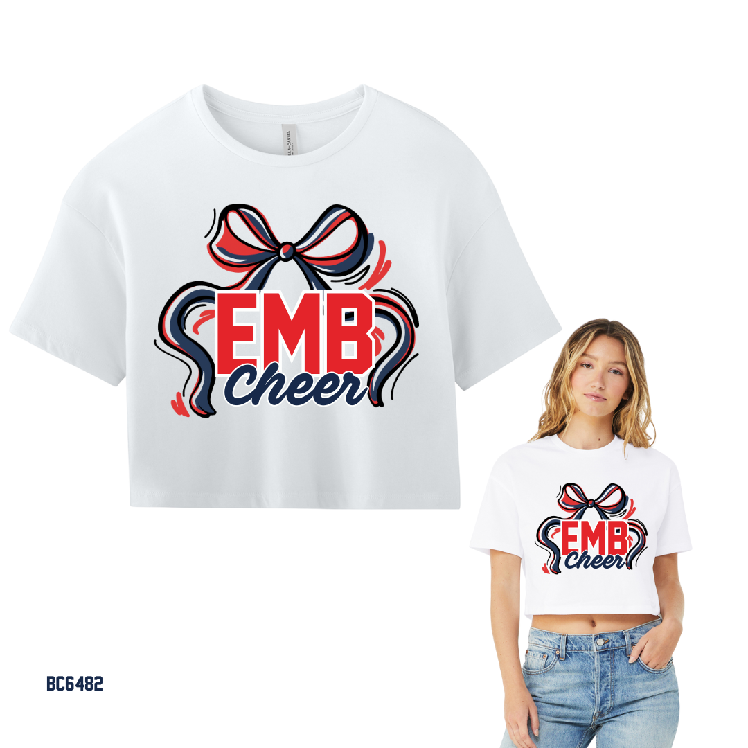 Bulldogs - CHEER BC6482 BELLA+CANVAS® Women’s Jersey Crop Tee