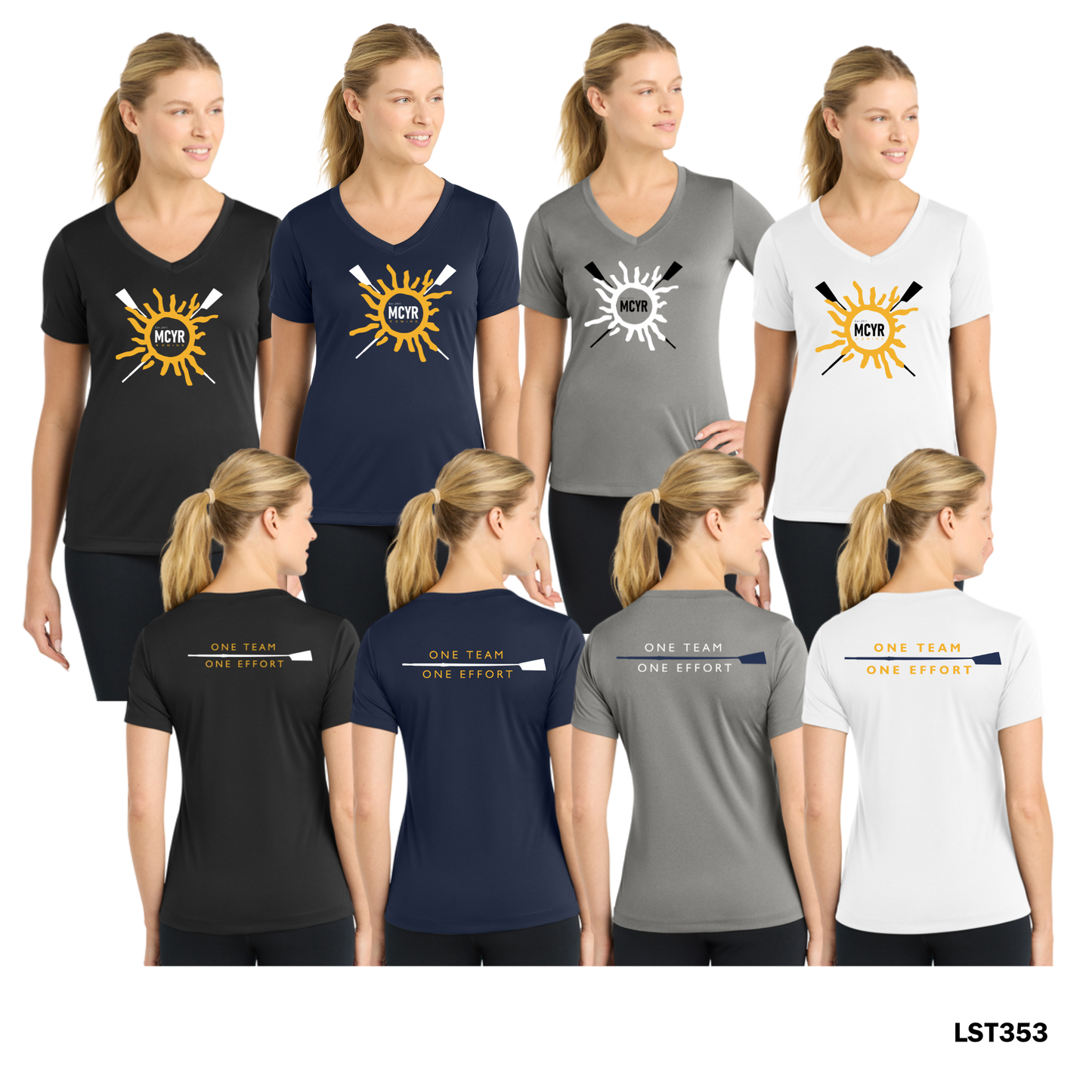 Manatee Rowing Ladies Performance Tee LST353/LST353LS Winter 2026 Collection