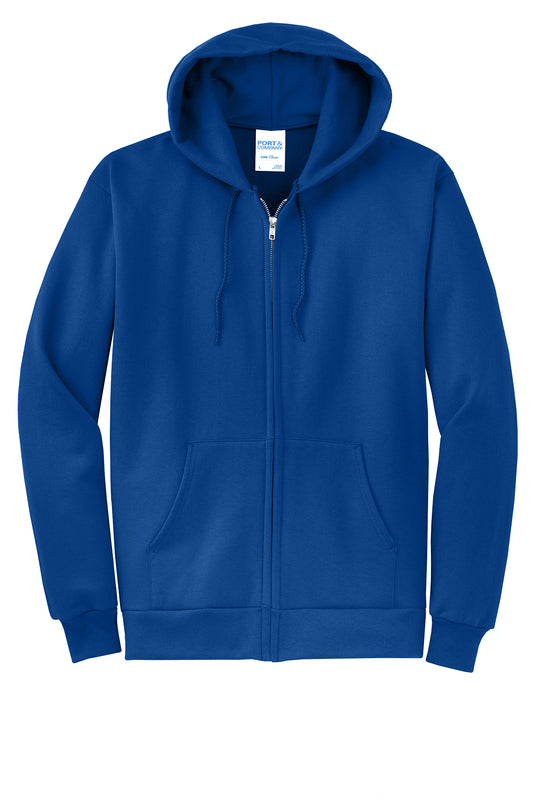 Port & Company® - Core Fleece Full-Zip Hooded Sweatshirt. PC78ZH