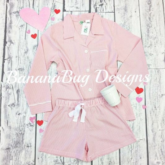 Ellie O Gingham Loungewear Set