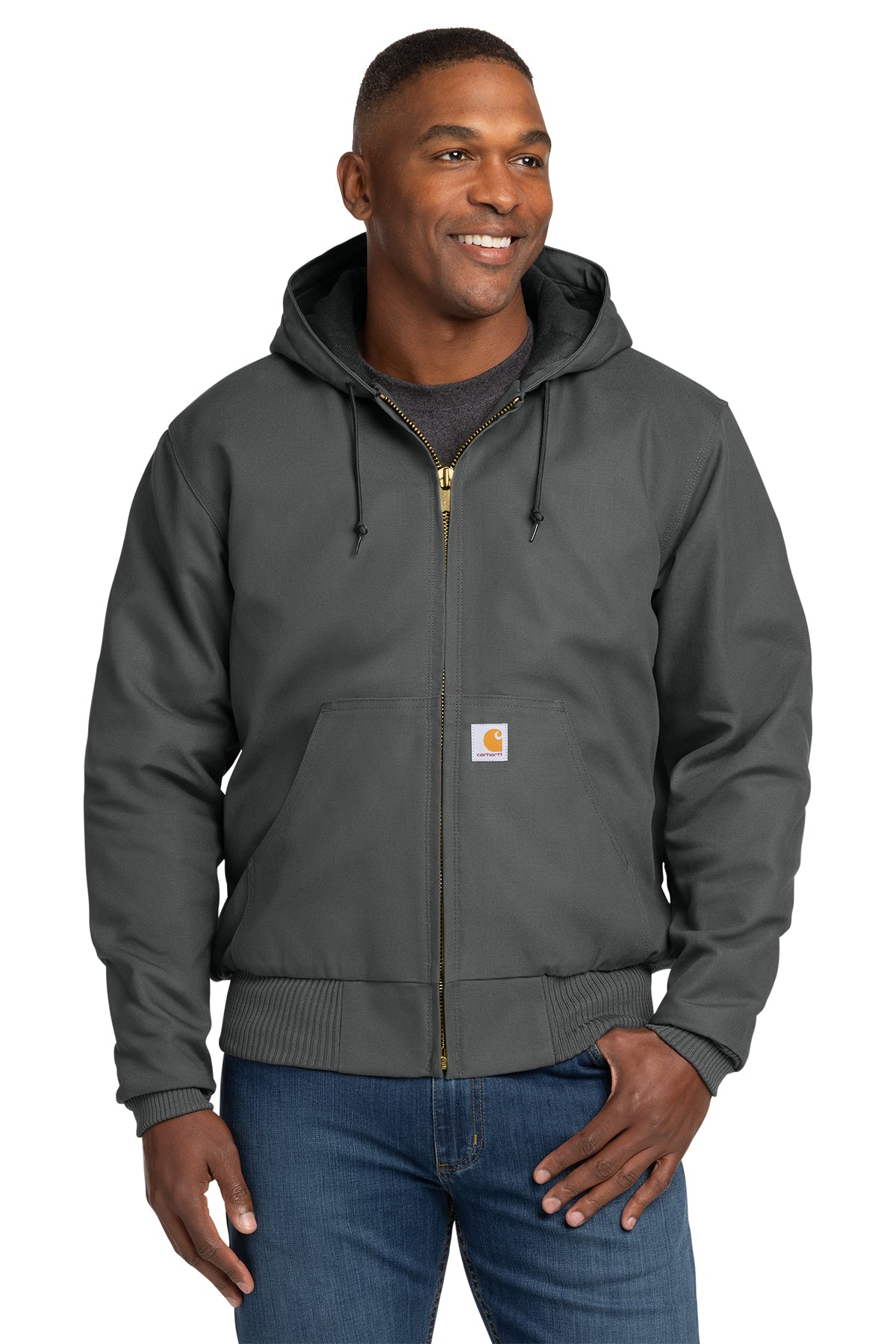 CT106677 Carhartt® Quilted-Flannel-Lined Duck Active Jacket