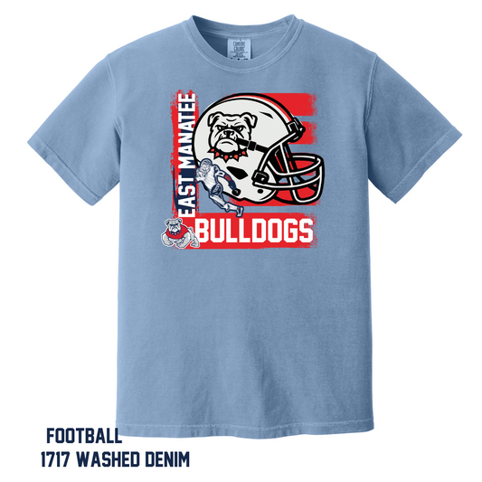 Bulldogs - Adult 1717 Comfort Colors® Heavyweight Ring Spun Tee