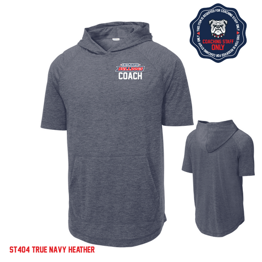 EMB Coach - ST404 Sport-Tek ® PosiCharge ® Tri-Blend Wicking Short Sleeve Hoodie