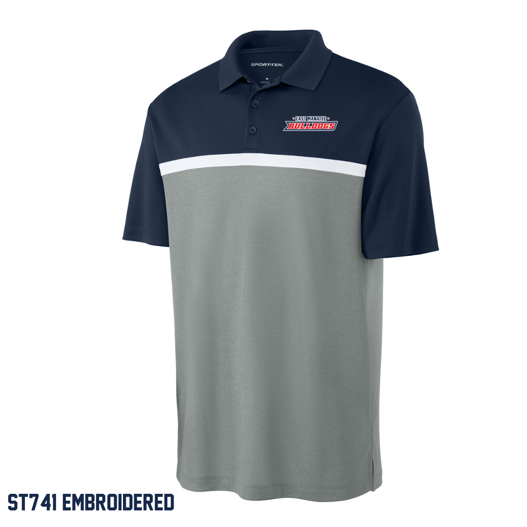 Bulldogs - Adult ST741 Sport-Tek® UV Micropique Colorblock Polo