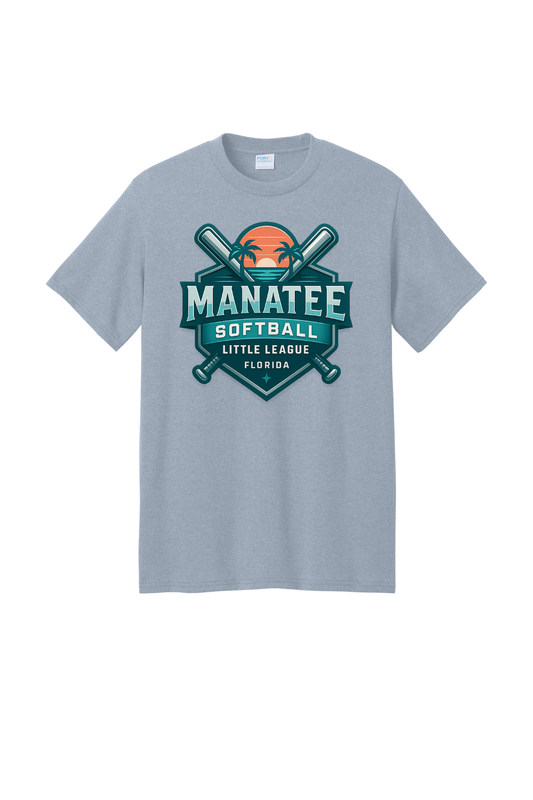 Manatee Softball PC01 Port & Co™ Core Blend Recycled Tee