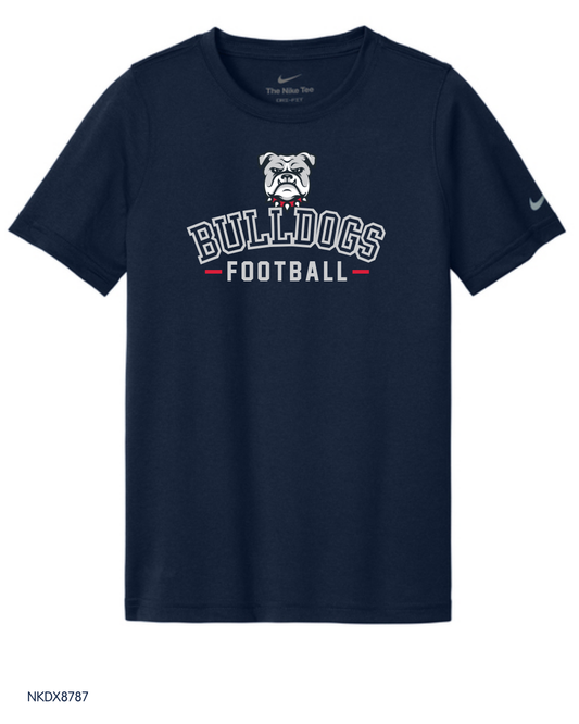 Bulldogs - Youth, Adult, Women's NKDX8730 / NKDX8734 / NKDX8787 Nike Swoosh Sleeve rLegend Tee