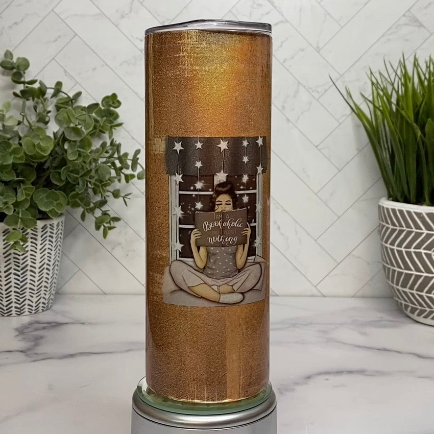 Custom Printed Shimmer Perfectly Straight 20 Ounce Tumbler