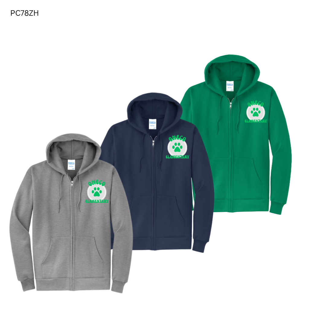 Oneco Elementary Full Zip Hoodie