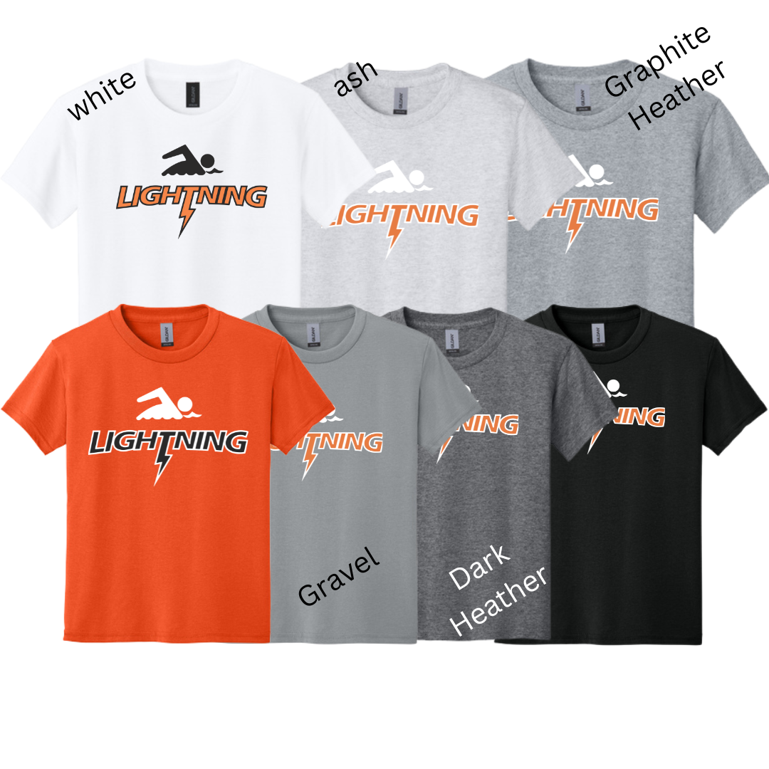 LWR Lightning Gildan Dryblend ADULT Tee - 8000 Gildan® DryBlend® 50 Cotton/50 Poly T-Shirt