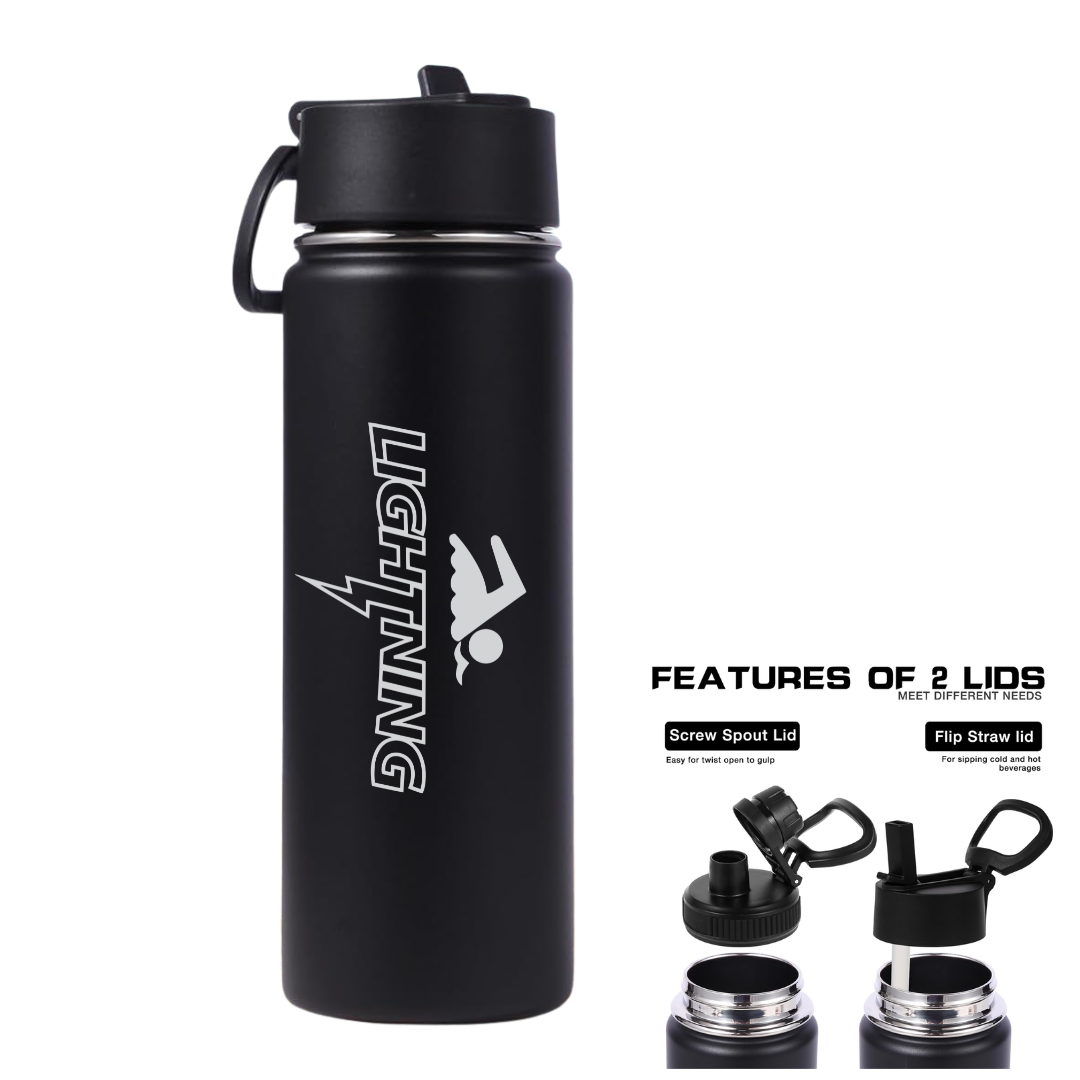 LWR Lightning Engraved Bottle