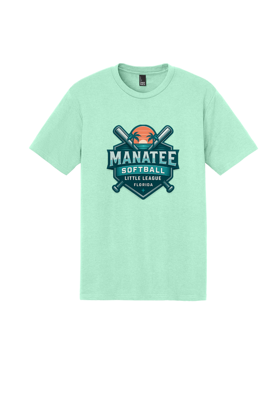 Manatee Softball District ® Perfect Tri®Tee. DM130/DT132Y