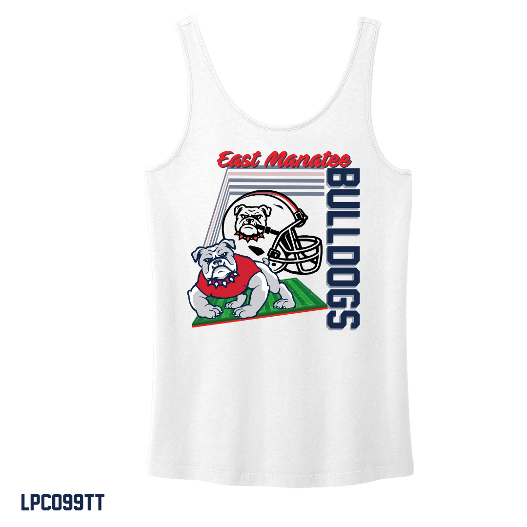 Bulldogs - LPC099TT Port & Co™ Women's Beach Wash® Garment-Dyed Tank