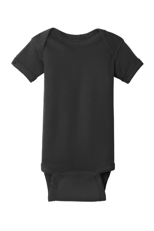 RS4400 Rabbit Skins™ Infant Short Sleeve Baby Rib Bodysuit