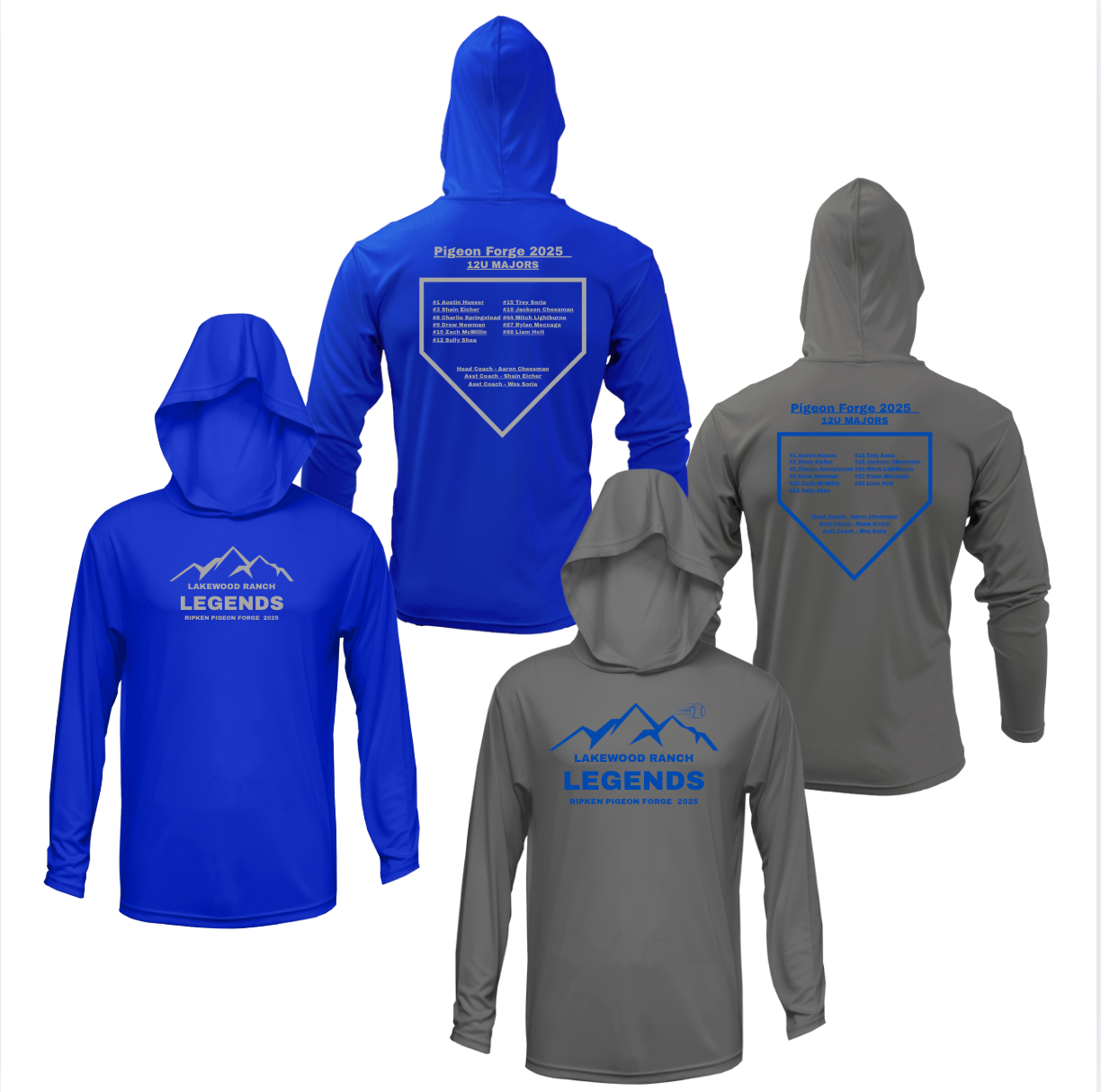 Legends Pigeon Forge - Xtreme-Tek Long Sleeve Hood Tee