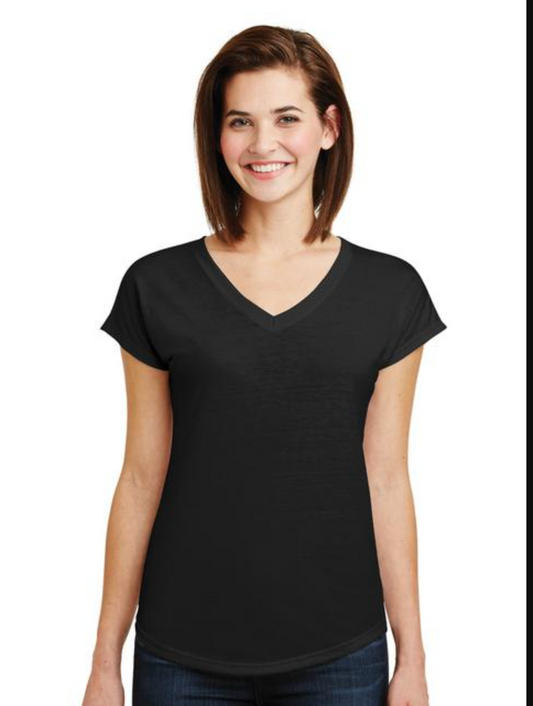 Anvil Vneck Ladies Triblend Tee 6750VL