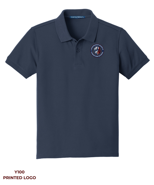 Lakewood Ranch Christian School - Y100 / K100 Port Authority® Youth and Adult Core Classic Pique Polo