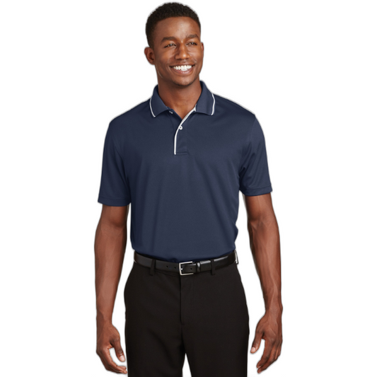 Manatee Rowing Sport-Tek® Dri-Mesh® Polo with Tipped Collar and Piping K467