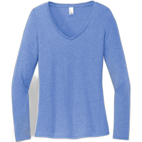 District® Women's Perfect Tri® Long Sleeve V-Neck Tee DT135