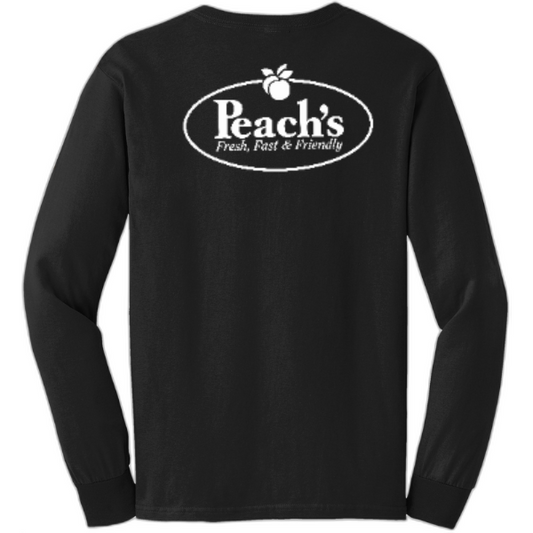Peach's - Gildan® - Ultra Cotton® 100% US Cotton Long Sleeve T-Shirt. G2400