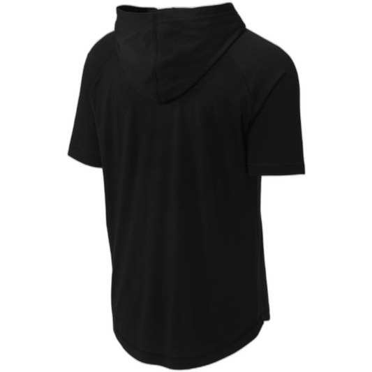 Sport-Tek ® PosiCharge ® Tri-Blend Wicking Short Sleeve Hoodie. ST404