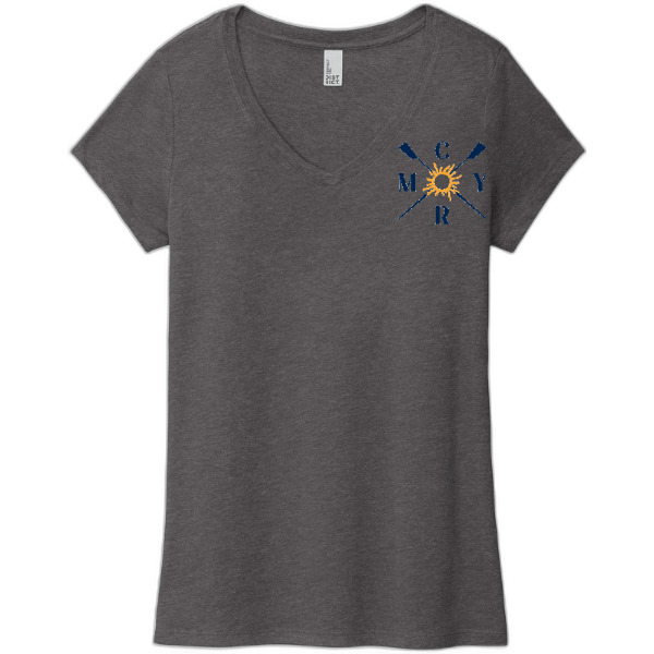 Manatee Youth Rowing District® Women's Perfect Tri® V-Neck Tee. DM1350L