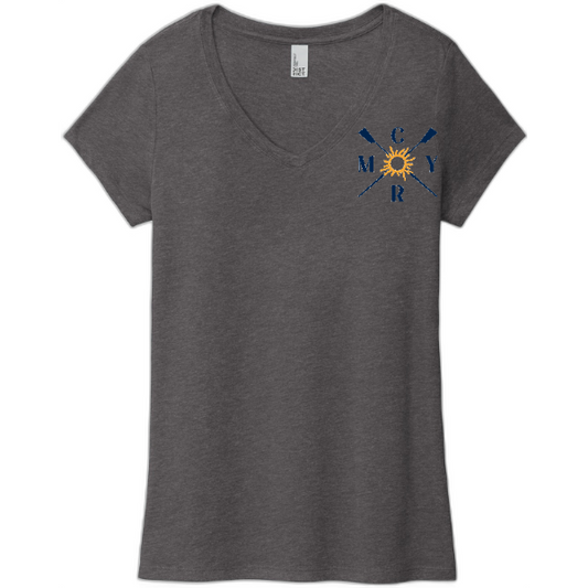 Manatee Youth Rowing District® Women's Perfect Tri® V-Neck Tee. DM1350L