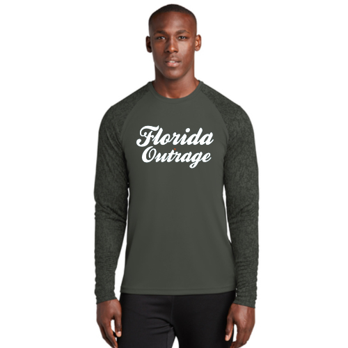 Florida Outrage Unisex LS Camo Hex Tee