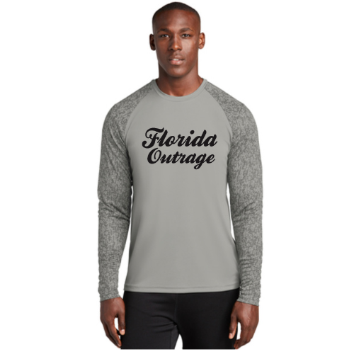 Florida Outrage Unisex LS Camo Hex Tee