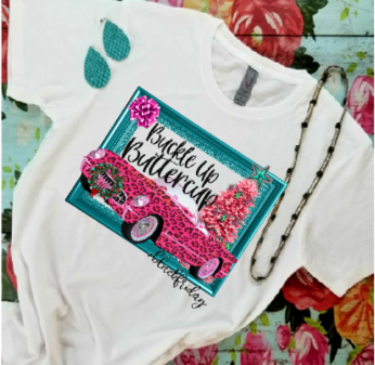 Buckle UP Buttercup Tee