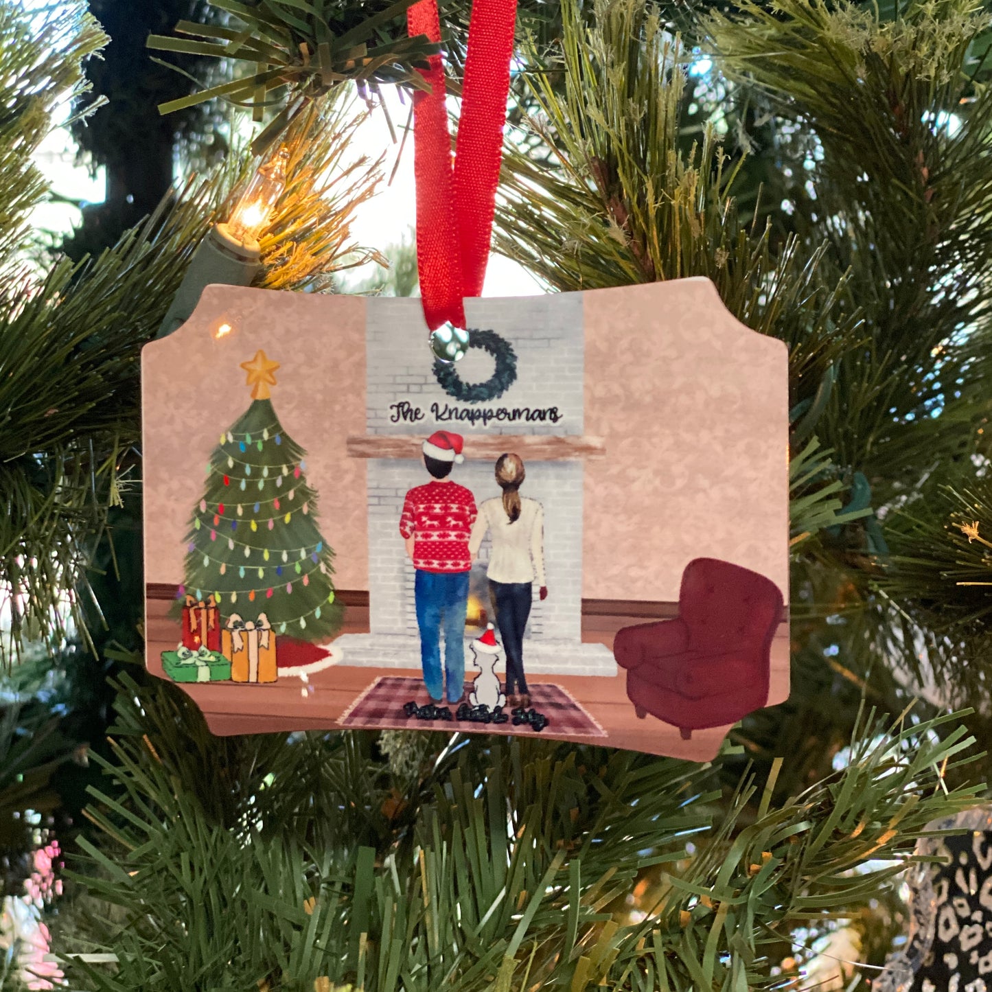 Custom Printed Berlin Double Sided Ornament