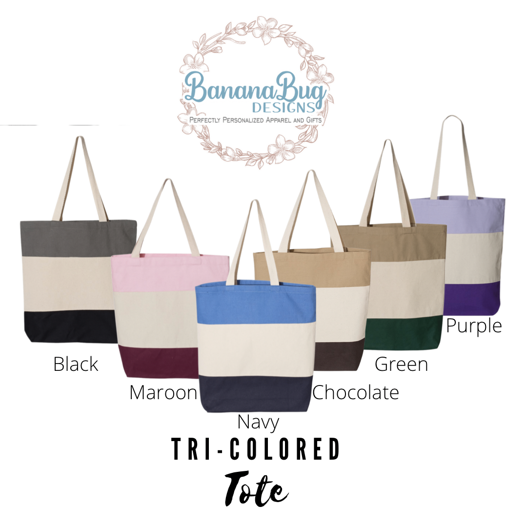 Personalized Book Tote