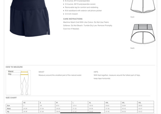 Pro Swing Women’s Athletic Shorts