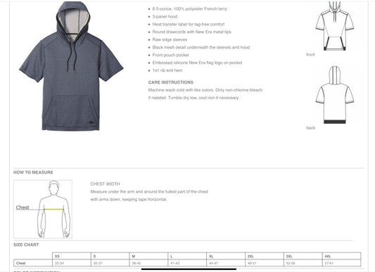 Legends New Era SS Hoodie