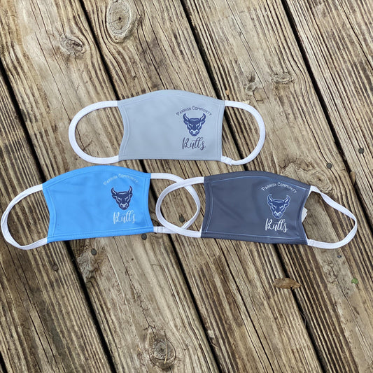 Custom Face Mask with White Trim - Banana Bug Designs