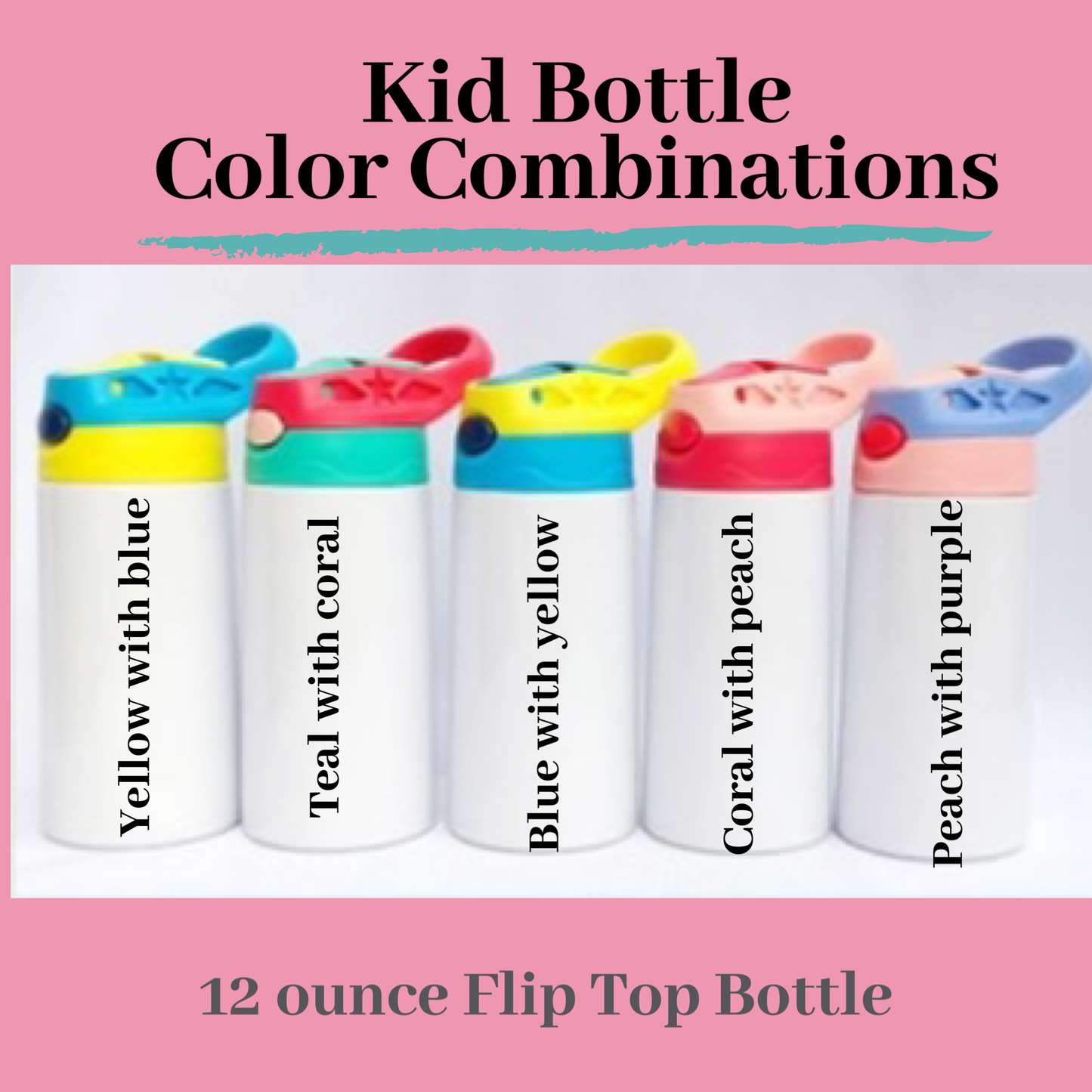 12 ounce flip top bottle sublimation blank