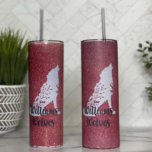 Blank Slim Sublimation Tumbler - Banana Bug Designs