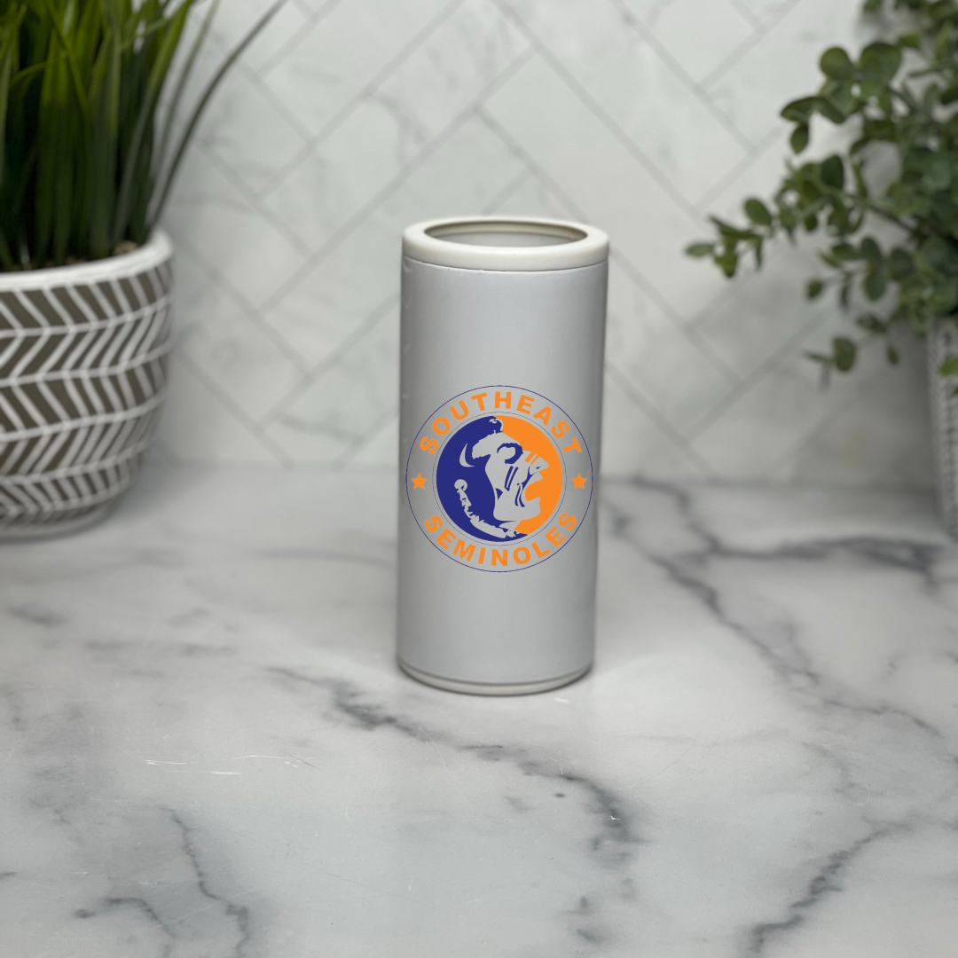 SEHS Seminoles Slim Can Cooler