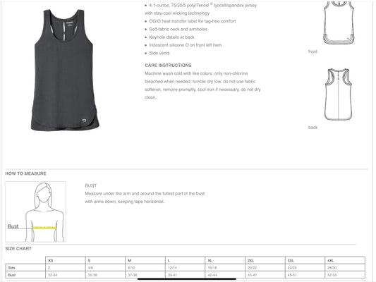 Pro Swing Ladies Ogio Tank