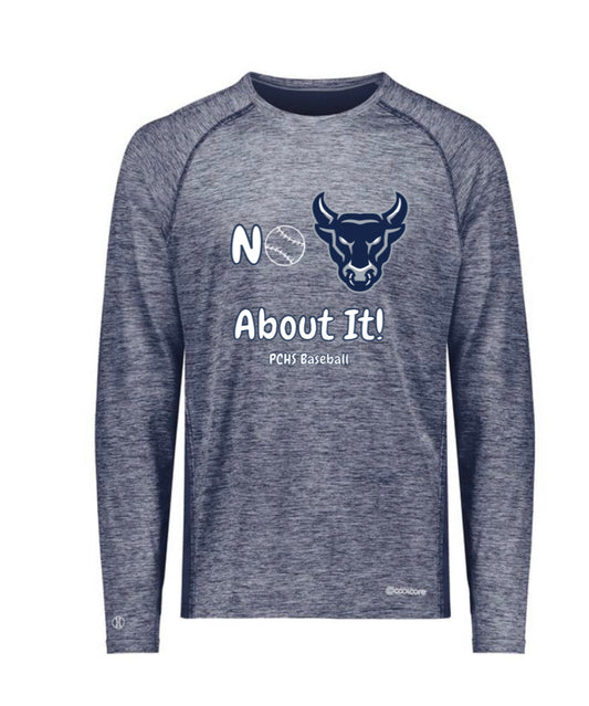 PCHS Baseball Long Sleeve Heather Unisex Tee