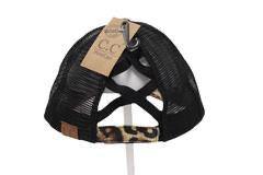 CC Ponytail Criss Cross caps - Banana Bug Designs