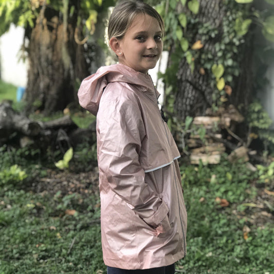 Girls CR New Englander Rain Jacket - Banana Bug Designs