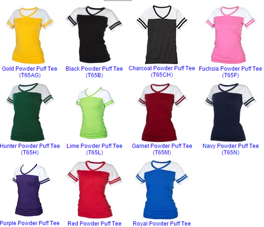 Monogrammed Powder Puff Tee