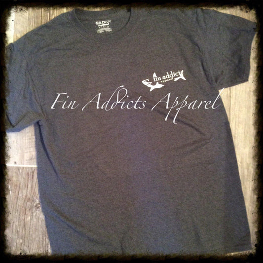 Fin Addicts Apparel Short Sleeve Cotton Tee