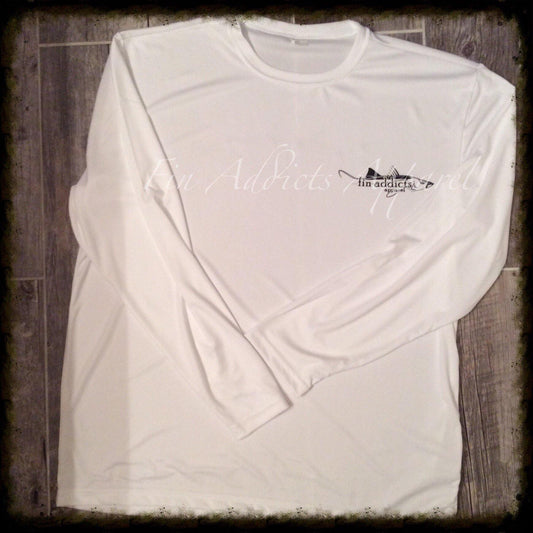 Fin Addicts Apparel Long Sleeve Sport-Tek drifit